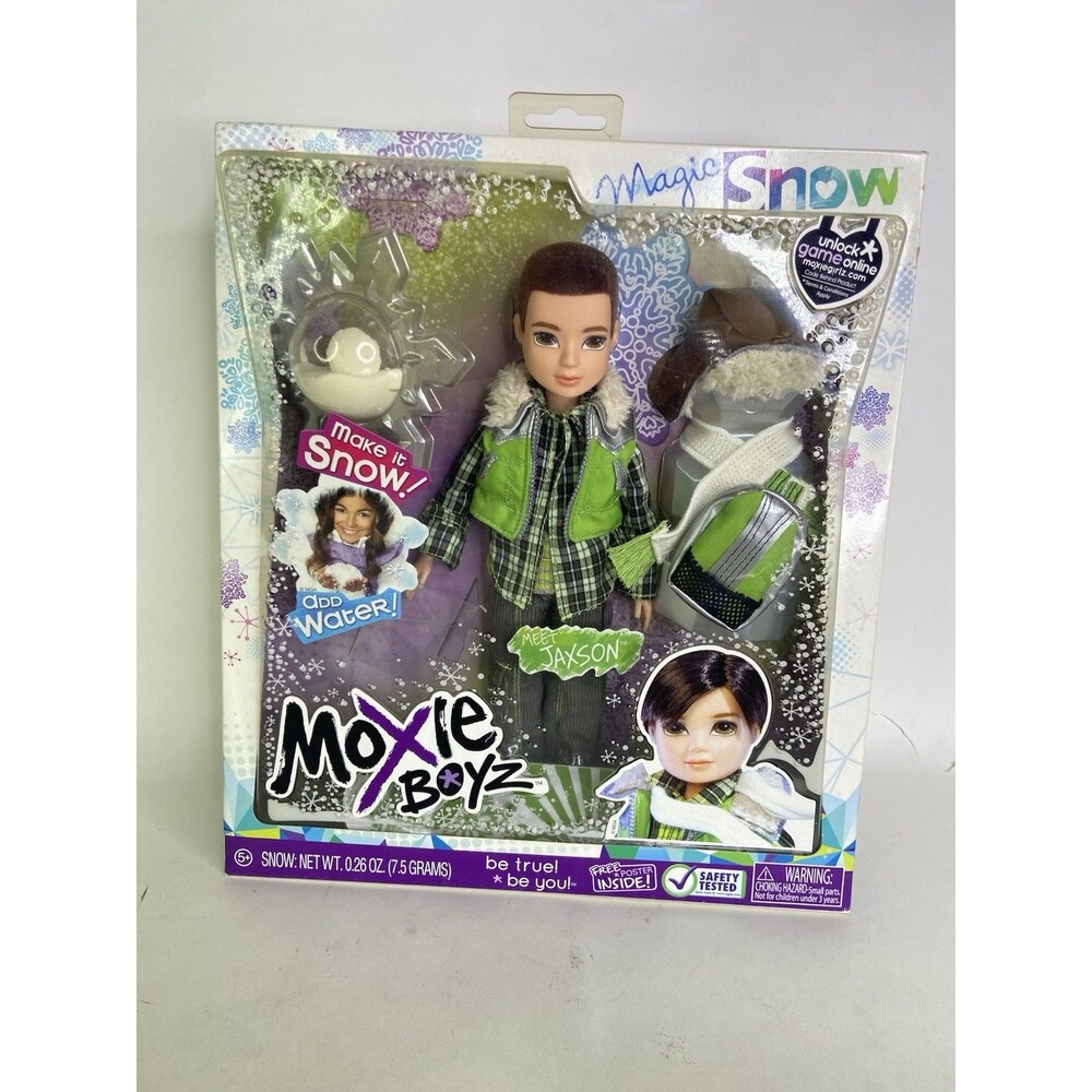 MGA Moxie Boyz Magic Snow JAXSON Boy Fashion Doll with Outfit and Accessories
